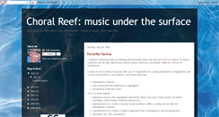 Desktop Screenshot of choralreef.blogspot.com