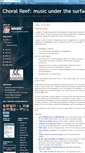 Mobile Screenshot of choralreef.blogspot.com
