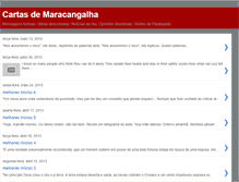 Tablet Screenshot of cartasdemaracangalha.blogspot.com