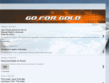 Tablet Screenshot of goforgold-dog.blogspot.com