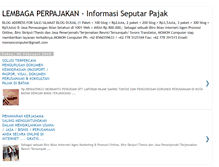Tablet Screenshot of lembaga-perpajakan.blogspot.com
