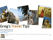 Tablet Screenshot of gregstraveltips.blogspot.com