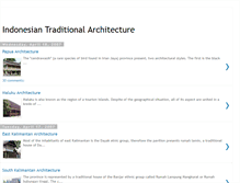 Tablet Screenshot of indonesian-architecture.blogspot.com