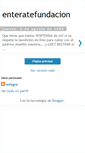 Mobile Screenshot of enteratefundacion.blogspot.com