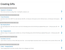 Tablet Screenshot of creating-giftz.blogspot.com
