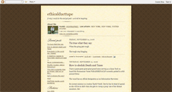 Desktop Screenshot of ethicalducttape.blogspot.com