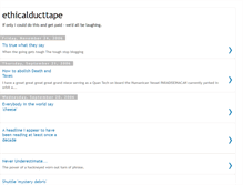 Tablet Screenshot of ethicalducttape.blogspot.com
