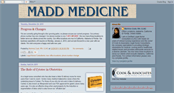 Desktop Screenshot of maddmedicine.blogspot.com