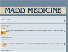 Tablet Screenshot of maddmedicine.blogspot.com