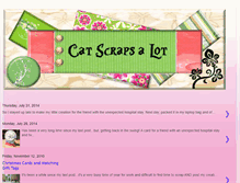Tablet Screenshot of catscrapsalot.blogspot.com