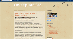 Desktop Screenshot of coverup-me-cfs.blogspot.com