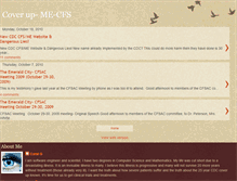 Tablet Screenshot of coverup-me-cfs.blogspot.com