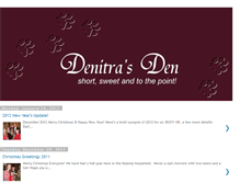 Tablet Screenshot of denitrasden.blogspot.com