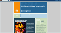 Desktop Screenshot of okharpman-thehansons.blogspot.com