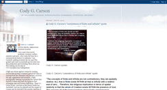 Desktop Screenshot of codygcarson.blogspot.com