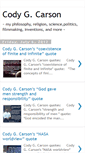 Mobile Screenshot of codygcarson.blogspot.com
