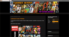 Desktop Screenshot of flashbackuniverse.blogspot.com