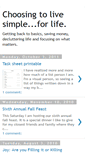 Mobile Screenshot of livesimpleforlife.blogspot.com