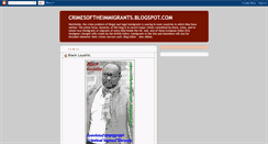 Desktop Screenshot of crimesoftheimmigrants.blogspot.com