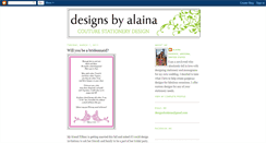 Desktop Screenshot of designsbyalaina.blogspot.com