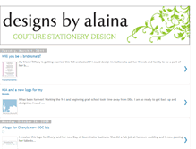 Tablet Screenshot of designsbyalaina.blogspot.com