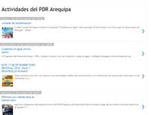 Tablet Screenshot of pdrarequipa.blogspot.com