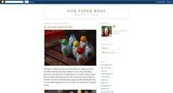 Desktop Screenshot of ourpaperboat.blogspot.com