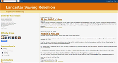 Desktop Screenshot of lancastersewingrebellion.blogspot.com