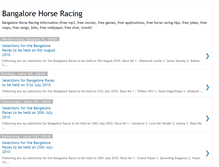 Tablet Screenshot of bangalorehorseracing.blogspot.com