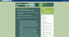 Desktop Screenshot of hosannaweekly.blogspot.com