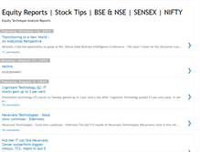 Tablet Screenshot of equity-research-report.blogspot.com