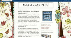 Desktop Screenshot of needles-and-pens.blogspot.com