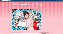 Desktop Screenshot of letsscarecanceraway.blogspot.com