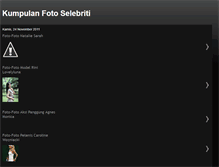 Tablet Screenshot of kumpulanfoto-selebriti.blogspot.com