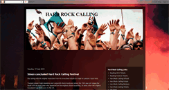 Desktop Screenshot of hard-rock-calling.blogspot.com