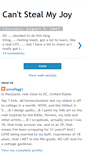 Mobile Screenshot of cantstealmyjoy.blogspot.com