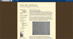 Desktop Screenshot of colorlineandtexture.blogspot.com