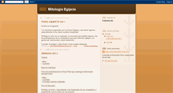 Desktop Screenshot of mitologiaegipciana.blogspot.com