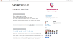 Desktop Screenshot of camperroutes.blogspot.com