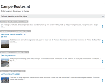 Tablet Screenshot of camperroutes.blogspot.com