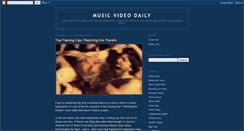 Desktop Screenshot of musicvideodaily.blogspot.com