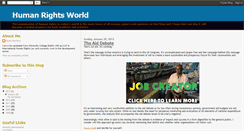 Desktop Screenshot of humanrightsworld.blogspot.com