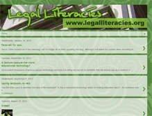 Tablet Screenshot of legalliteracies.blogspot.com