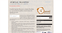 Desktop Screenshot of jurnalmasonic.blogspot.com