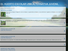 Tablet Screenshot of huertoescolarnuevaalternativa.blogspot.com