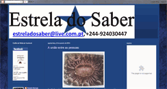 Desktop Screenshot of estreladosaber.blogspot.com