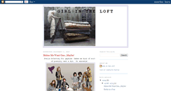 Desktop Screenshot of girlintheloft.blogspot.com