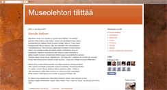 Desktop Screenshot of museolehtori.blogspot.com