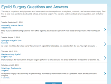 Tablet Screenshot of eyelidsurgeryquestionsandanswers.blogspot.com