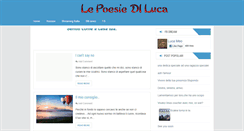 Desktop Screenshot of lepoesiediluca.blogspot.com